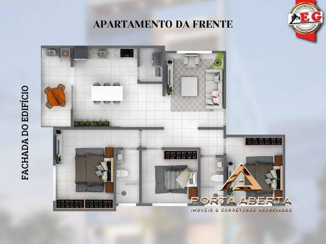 #484 - Apartamento para Venda em Coronel Fabriciano - MG - 2